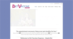 Desktop Screenshot of petvaccinexpress.com